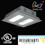 DLC UL cUL 150w Gas Station led lighting Toshiba TSL SEC-EDG-2M/2MB-WM RL-GAS-150W-CW-CR