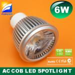 driverless 6W led spotlight samsung gu10 cob