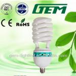 E27 PBT tri color half spiral 85W electric energy saver DEM-85