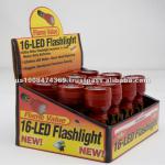Electronic 16 LED Flame Aluminum Flashlight for Sale 45340-02-RC