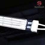 Energy saving short wave infrared halogen twin quartz tube STSTW