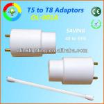 Express T8 to T5 adapter/adaptor used in T8 luminaire OL-001A t8 to t5 adapter/adaptor