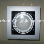 G12 square recessed grille spot light commercial indoor par30 housing