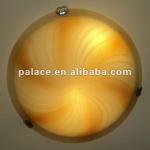 Glass Moon Metal Base Ceiling Light C-G3012