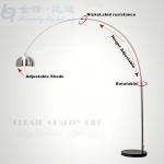 Good cost performance arco floor lamp F1034