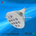 good heat dissipation led par light(fins heat sink) SYT-P52-PAR38-24W