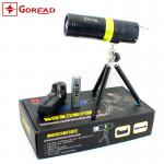 GOREAD F5 dual blue white focusable rechargeable aluminum 400lum LED fishing light F5 Fish Light