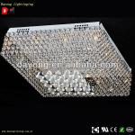 GU10 50W Rectangular 1014-16 Xmas poromotion crystal ceiling lamp 1014-16