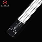 Halogen electric quartz short wave infrared tube,white coated quartz short wave infrared tube STSTW