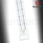 Halogen energy saving white coated quartz glass ir heaters STSTW