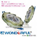 High power 3*1W led crystal ceiling light WDF-CT006