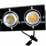 High Quality Recessed COB 2 x 15W Grille LED Spot Light with CE/ROHS JL302-LED