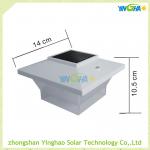 High Quality solar powered decorative pillar light YH0701