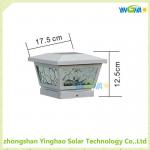 High Quality solar powered stone pillar light