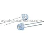 LED white 5mm, led diode UVO-52aR546D-1