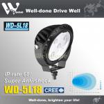 LED work light, heavy duty work light, vehicle work light, machine work light, WD-5L18. WD-5L18