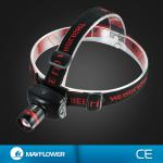 Lite Weight using 3*AAA batteries,Waterproof 180LM Cree Q5 LED Headlight for Outdoor Activites