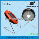 low cost Led solar table lamp with 360 degree light &amp; stand &amp; two brightness PS-L058