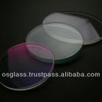Low thermal expansion glass coating filter round plate for LED and various lamp Front glass.11