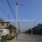 Manufacture easy integrated 60w 8m Solar led Street light rising sun Supplier tyn007