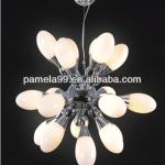Modern bowling pendant light ball style chandelier
