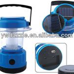 multi-function high power led camping lantern with solar sresky with mobile phone charger