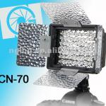 NanGuang CN-70 On camera LED video light with barndoors for photo and video CN-70