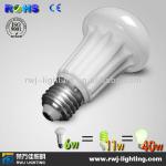 New design 6W Led bulb ceramic led light / mushroom shape B22 led lamp B002(led bulb light)