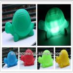 New Design fashion colorful mini led turtle night light JG-200