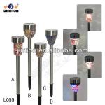 NEW plastic stainless steel Small Solar Light with glass