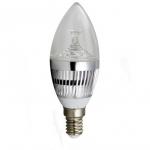 No UV radiation Dimmable/Non-Dimmable LED candle light CD3x1w