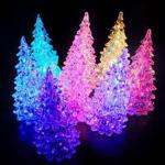 Novelty Colorful dream crystal christmas tree night light colorful Christmas gift Wholesale or OEM HL107