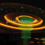 optic ceiling hanging decorations light, crystal fiber optic decoration DS-1