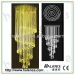 optic fiber decoration lighting OFC-012 drop 2M in length crystal chandelier OFC-012