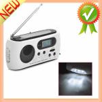 Portable Dynamo Solar Power Digital FM Radio