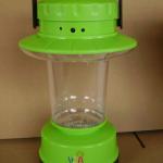 Portable solar lantern with 12pcs super bright LED light for camping SCL-03