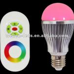 rgb led bulb remote control(with CE&amp;ROHS Approval) WM 13 21 42 52 63 82(E27)