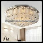 Round European Elegant Style k9 Crystal Ceiling Lighting CL-015