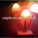 Small Light control LED mushroom night light