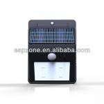 Solar Battery Powered Mini Motion Sensor outdoor 4pcs LED wall Light SL-09P led wall light