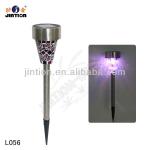 Solar mosaic stick plastic/stainless steel light garden outdoor L056