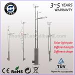 Solar street light poles