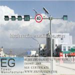 Steel galvanized / painting signal traffic light poles zxc583