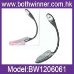 Super Bright LED mini clip book light BW 1206061