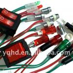 Thermostat temperature indicator lights WHD-