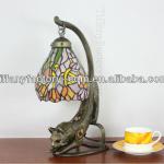 Tiffany Stained Glass Accent Lamp--6S2503-6BTCAT1Z 6S2503-6BTCAT1Z