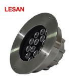 Top Manufacturer 18W High Power DMX512 RGB Stainless Steel ip68 led underwater fishing light LX-SC-001