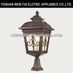 Water glass outdoor pillar lamp with CE DH-1863XL