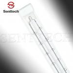 White coated halogen energy saving quartz glass near infrared tube STSTW