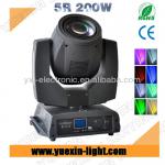 Wholesale 200W 5R with 16CH sharpy beam moving head light YX-MH200